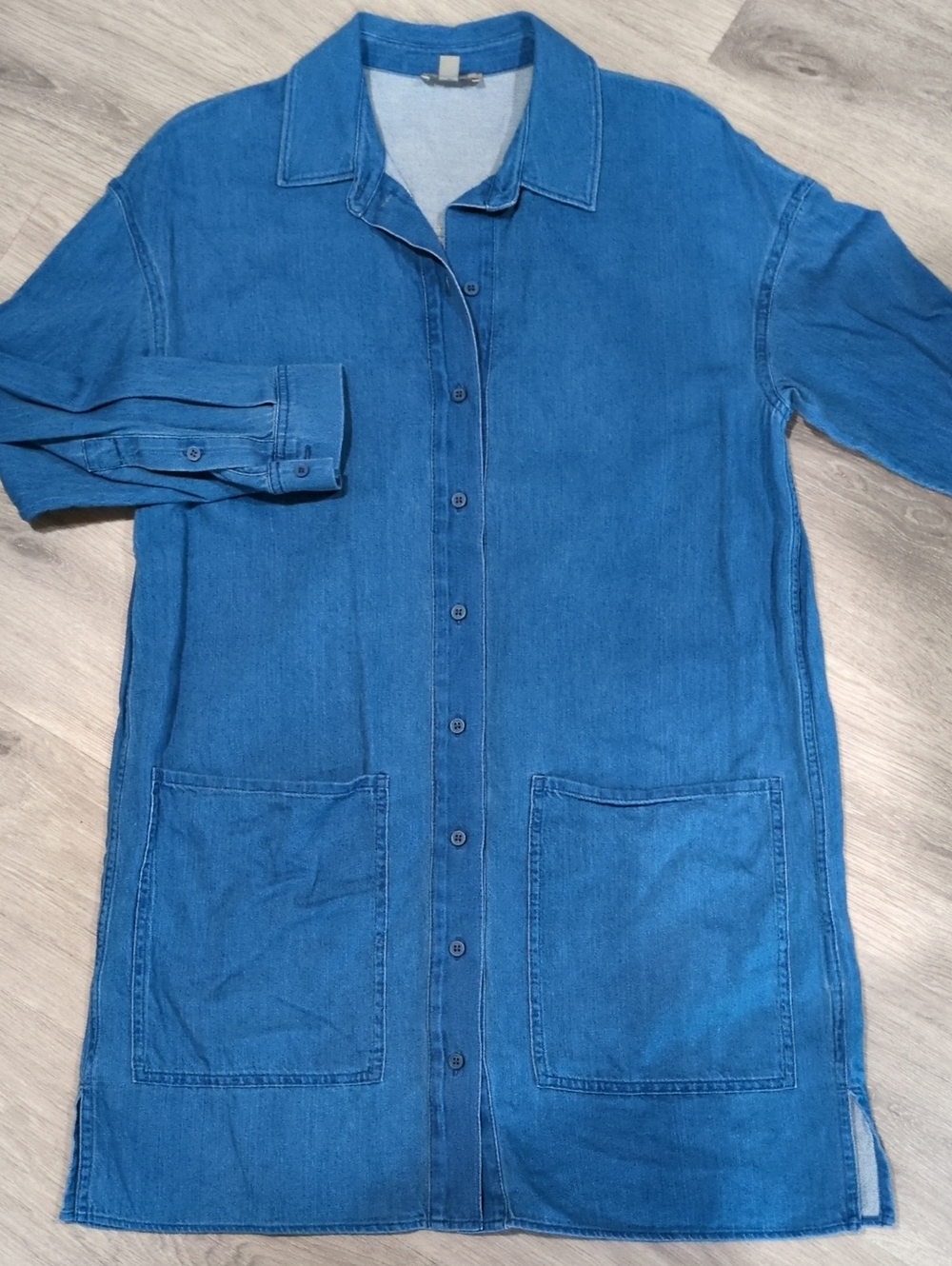 COS Blue Denim Shirt-Style Jacket 6 Oversized